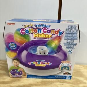 Cra-Z-Art Deluxe Cotton Candy Maker Kit with Lite Up Wand Toy